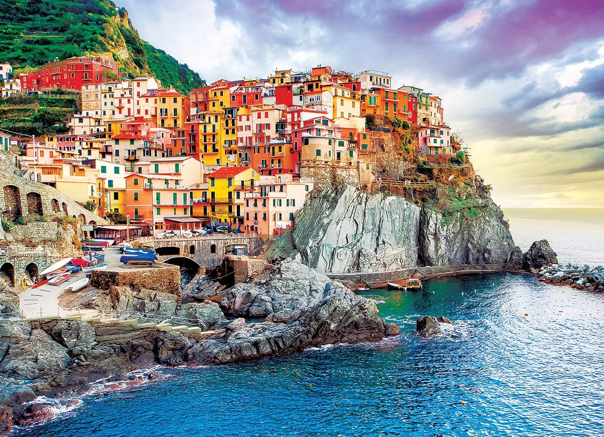 EUROGRAPHICS Puzzle Manarola, Cinque-Terre 1000 dílků