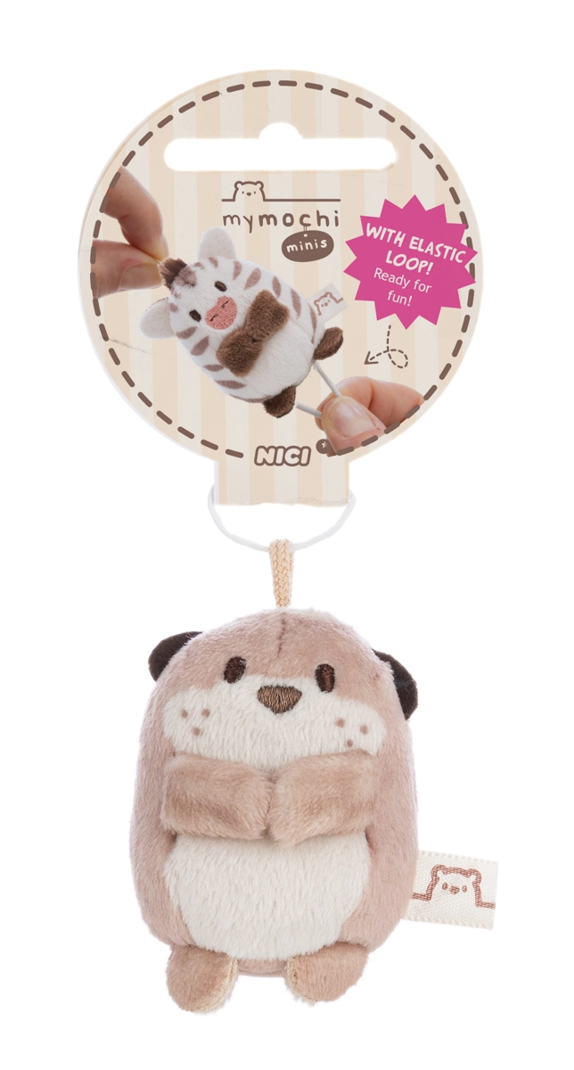 NICI MyMochi mini přívěsek vydra Jiro 5 cm