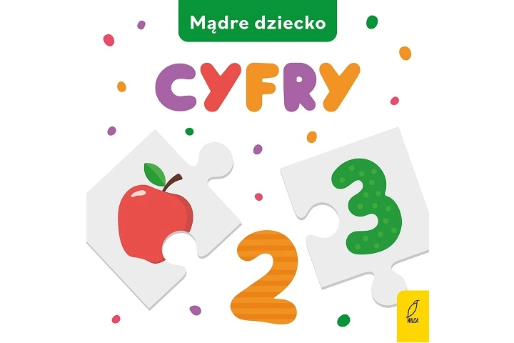 Cyfry – Mądre dziecko, kartonová edukativní knížka s puzzle