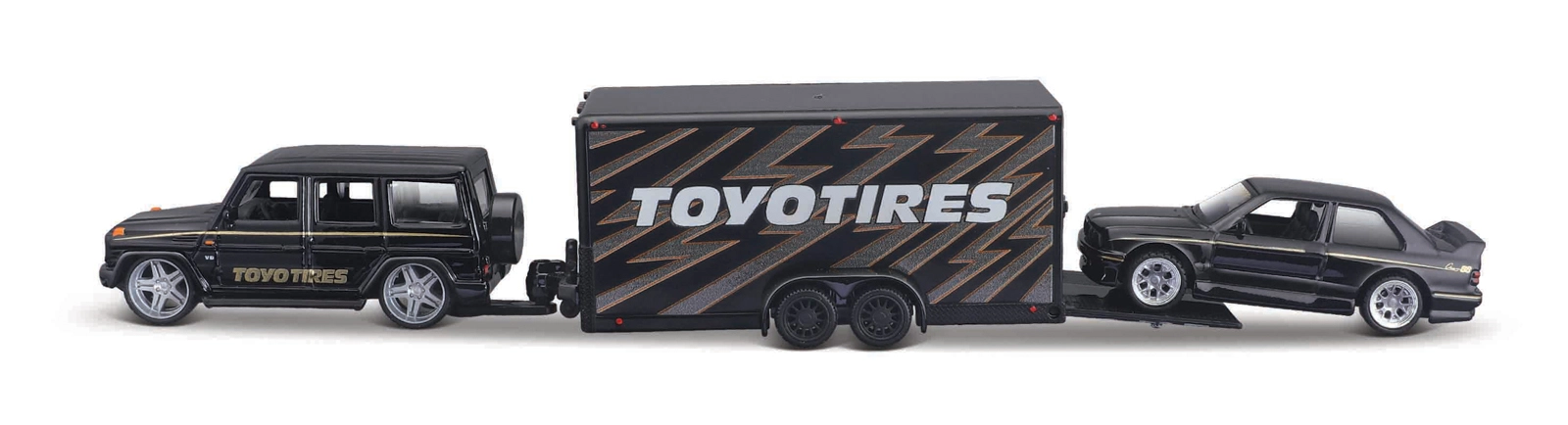 Levně Maisto Design Team HaulersMercedes Benz G Class + 1988 BMW 3 Series M31:64