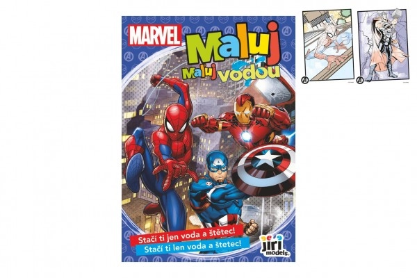 Levně Jiri Models Maluj vodou A5 Marvel
