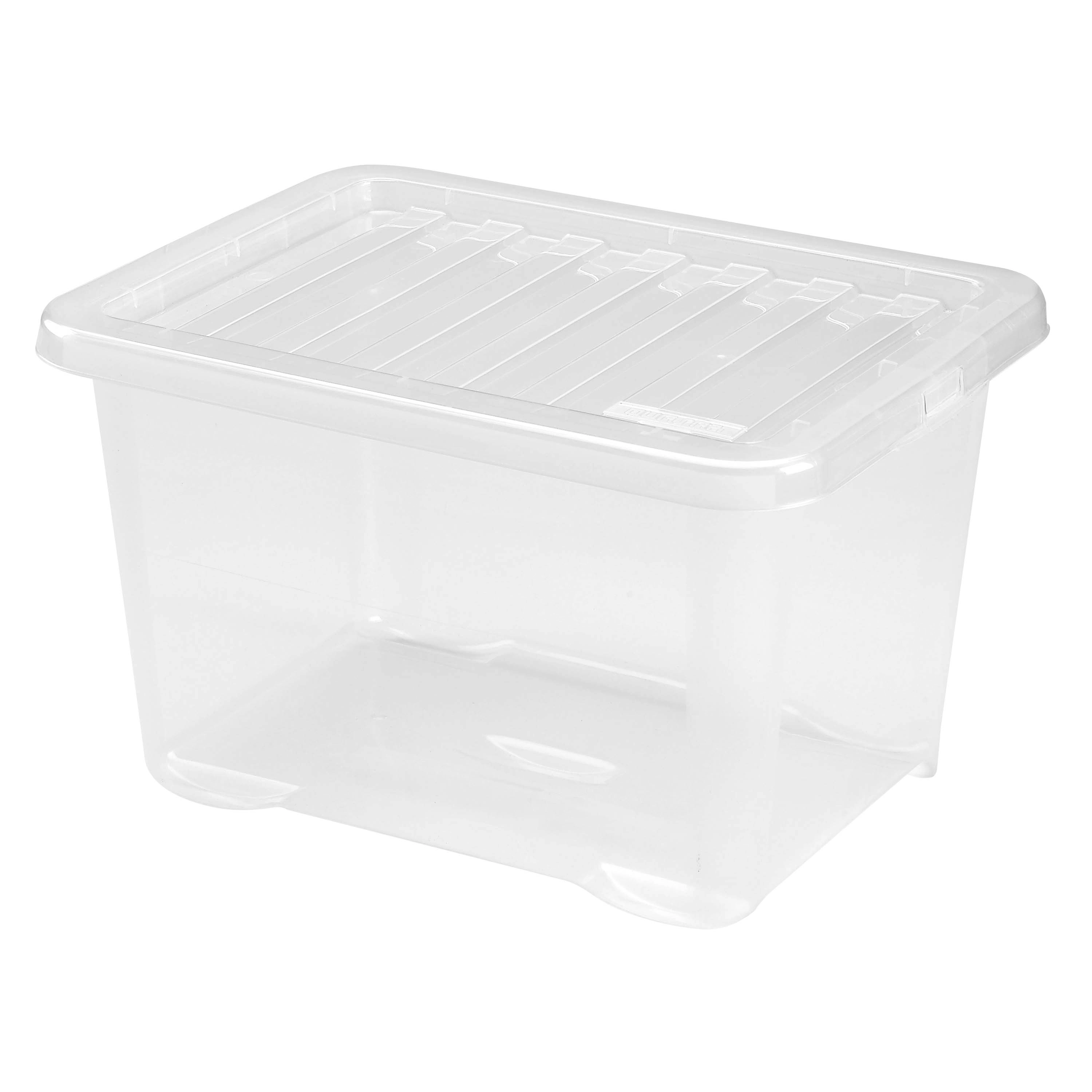 Plastový úložný box s víkem HEIDRUN Quasar 28 l