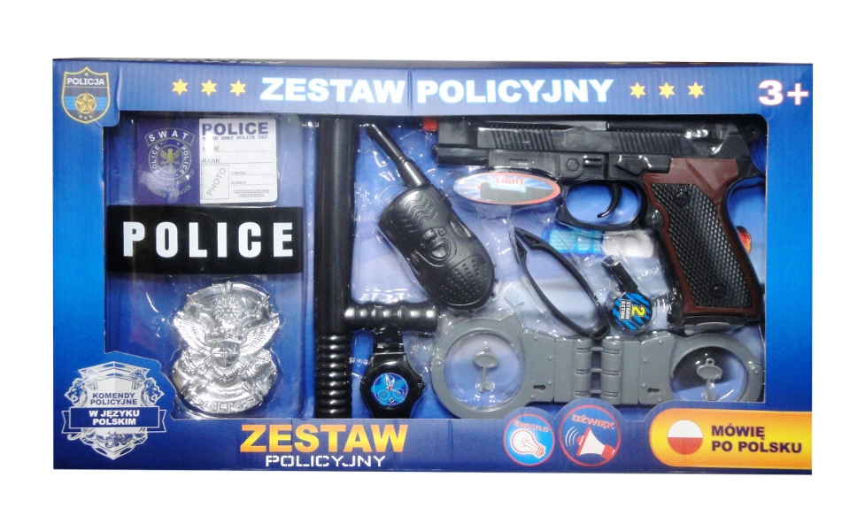Policejní sada s polským hlasovým modulem