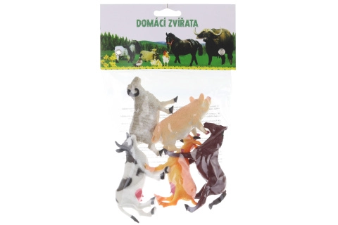 Plastová domácí zvířátka – sada 5 kusů