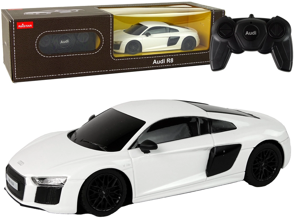 Auto na dálkové ovládání Audi R8 1:24 Bílé
