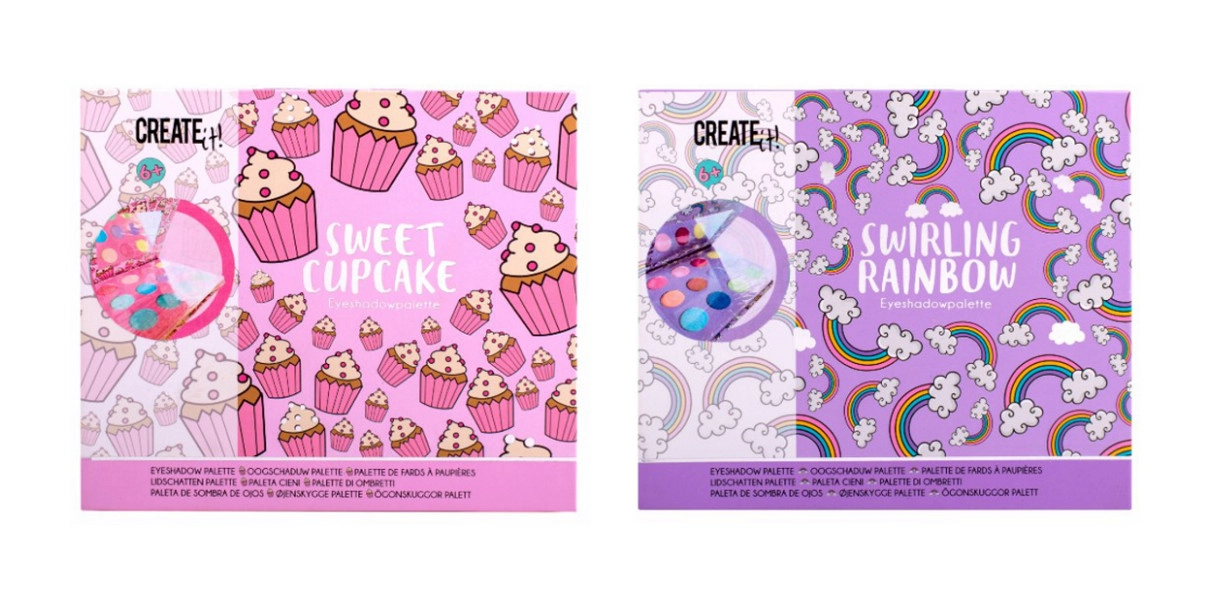 Create It! paletka pastelových očních stínů, 12 barev