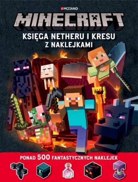 Minecraft: Kniha Netheru a Kresu se samolepkami