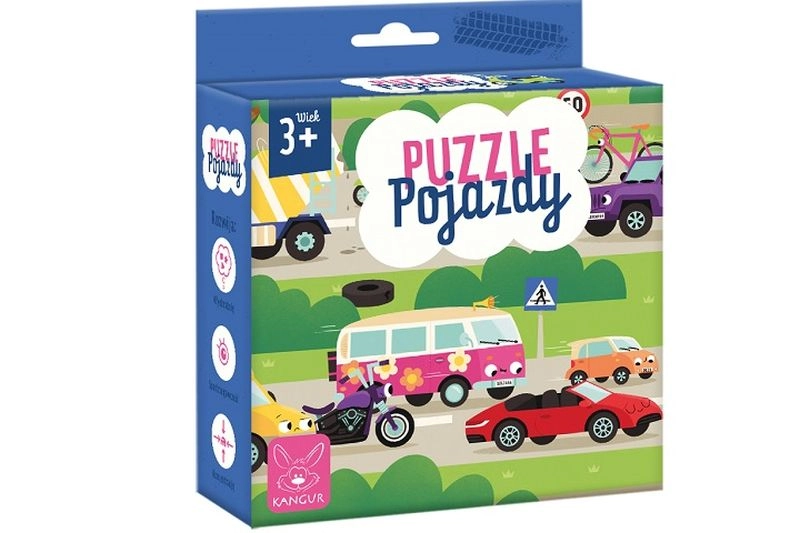 Puzzle vozidla 30 dílků