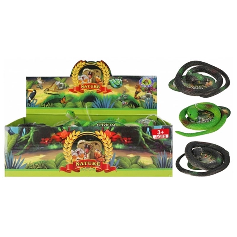 Gumový had 36 cm – realistická hračka pro děti