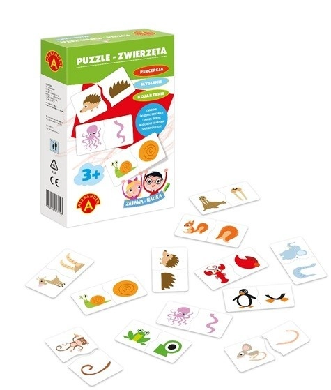 Puzzle Zvířata, zábava a učení