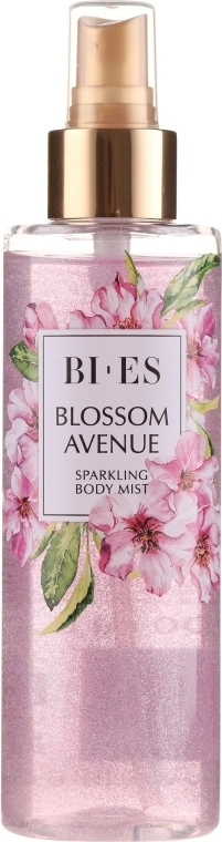 Tělový sprej s třpytkami BI-ES Blossom Avenue 200 ml