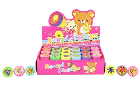 Veselá samonamáčecí razítka pro děti, sada 24 ks