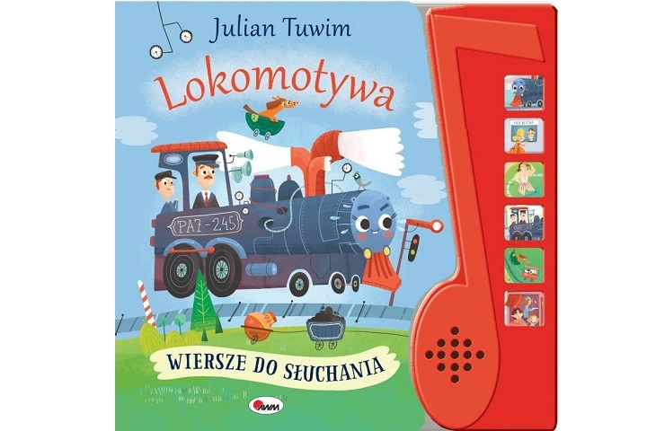 Wiersze do słuchania: Lokomotywa – zvuková kniha pro nejmenší