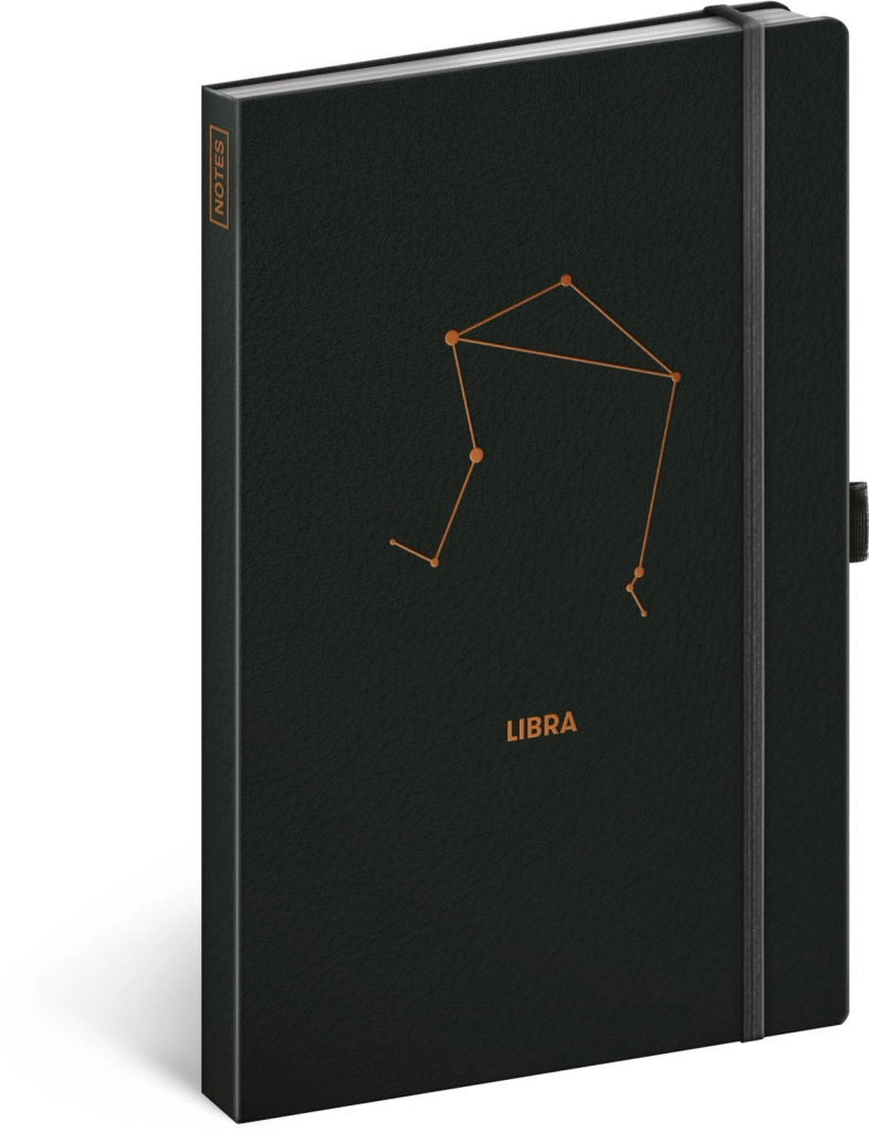 Notes NOTIQUE Váhy – linkovaný zápisník 13 × 21 cm