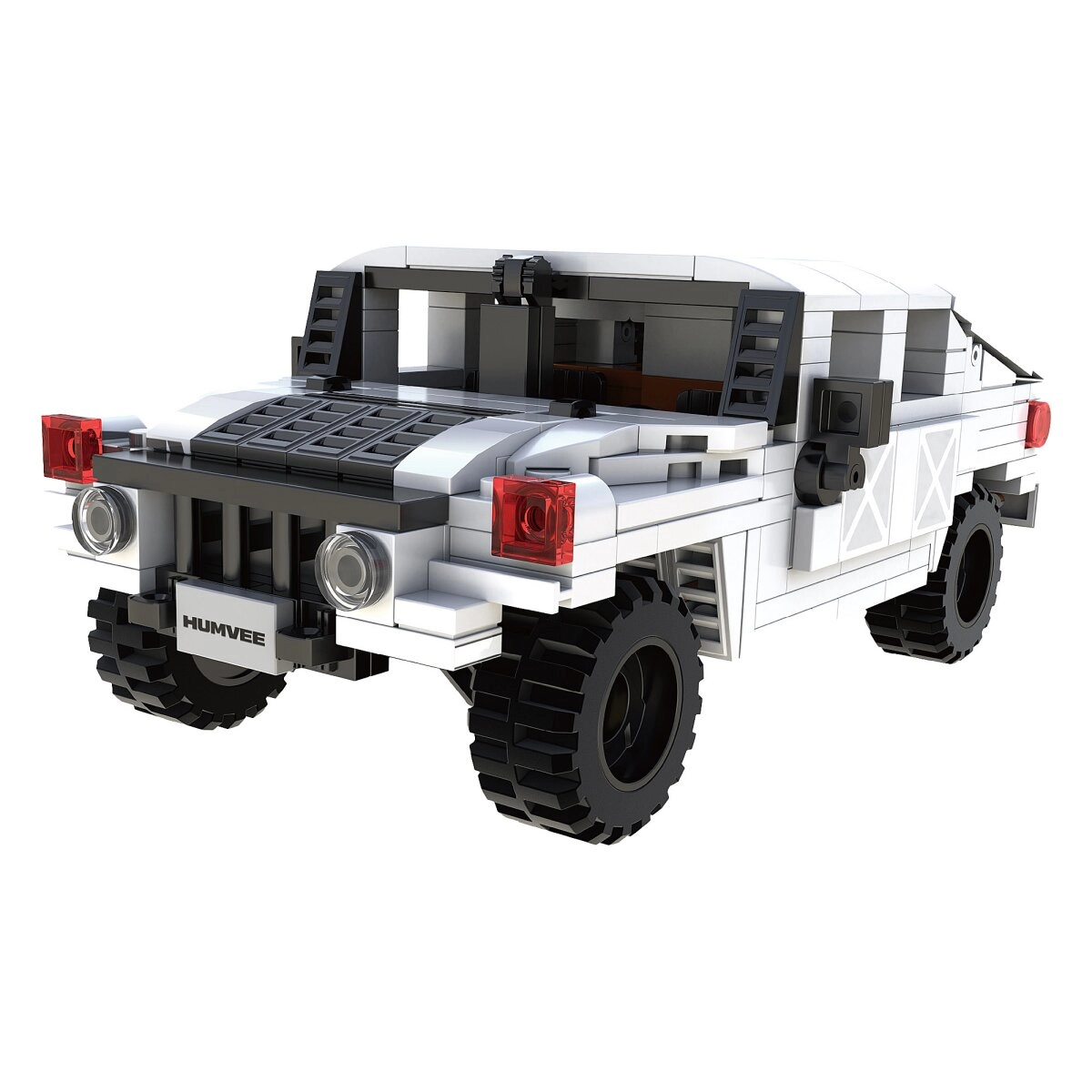 CaDA Humvee 1:24 bílé stavebnice