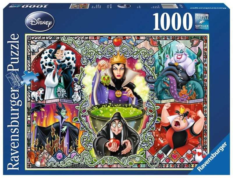 Ravensburger puzzle Disney: Zlé ženy 1000 dílků