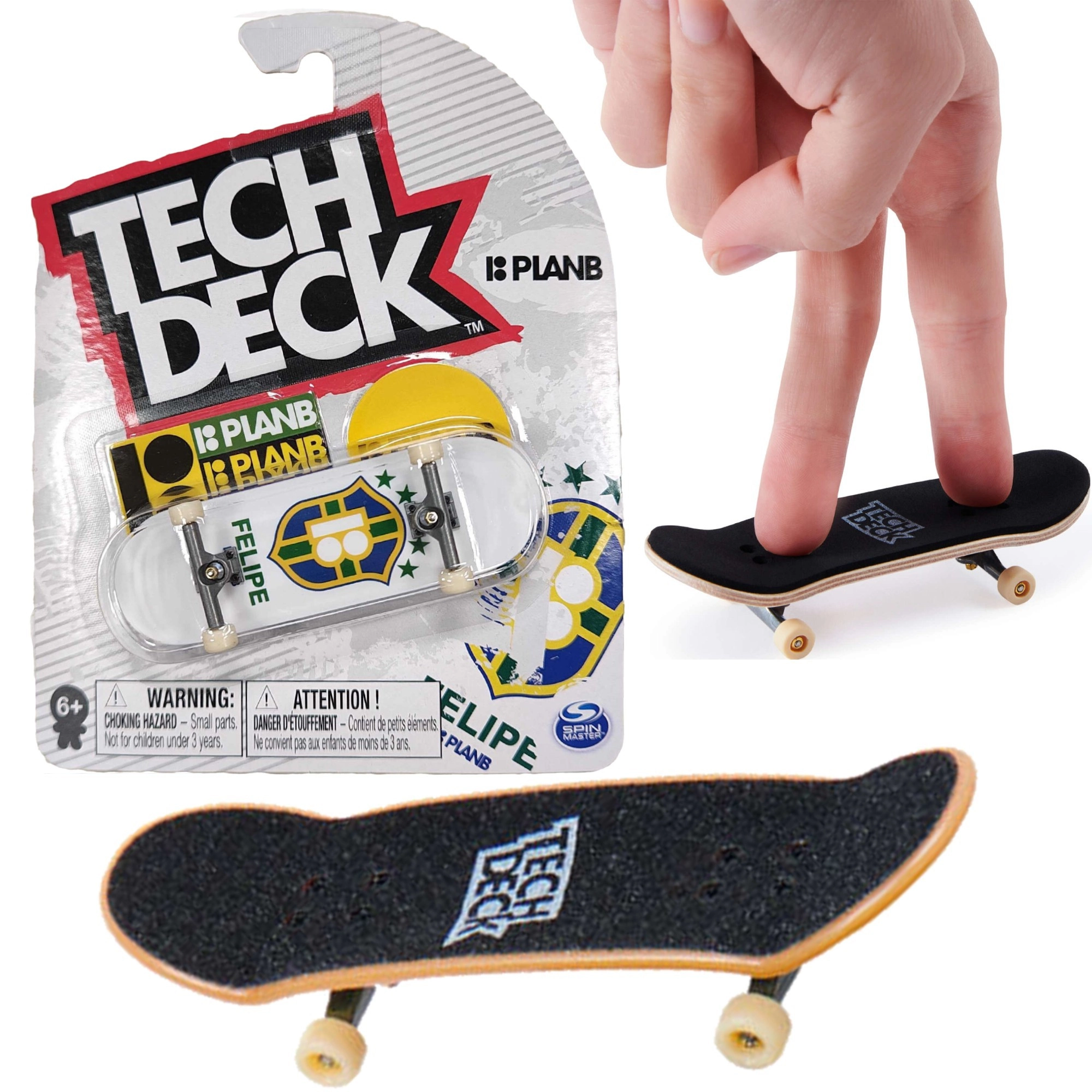 Tech Deck fingerboard PLAN B Felipe s nálepkami