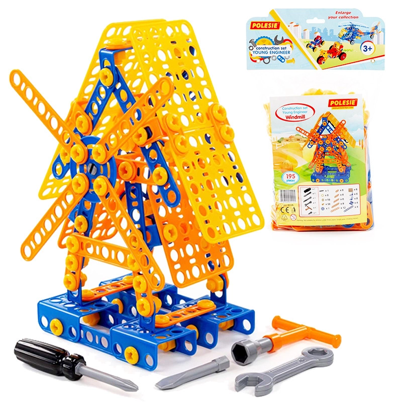 Stavebnice větrný mlýn Mladý inženýr