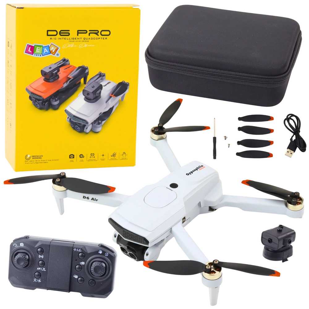 Dron D6 Pro s kamerou a LED světly