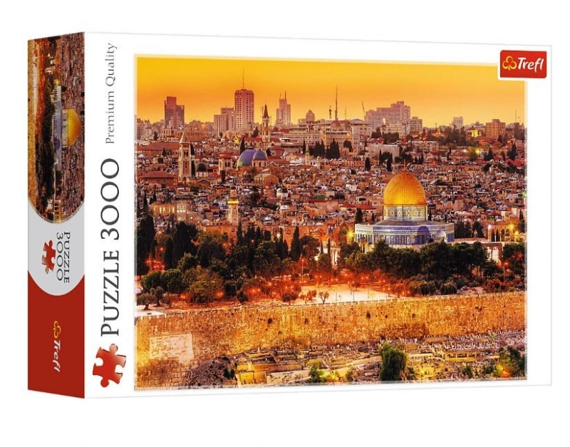 Trefl Střechy Jeruzaléma Izrael 3000 dílků