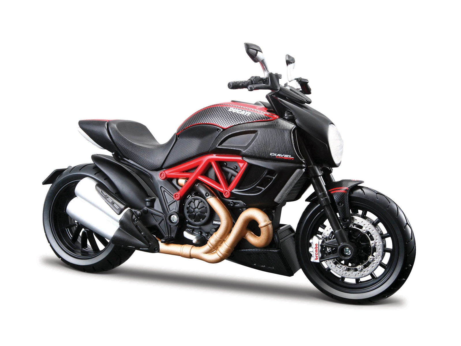 Maisto 1:12 AL Motocykl Ducati Diavel Carbon