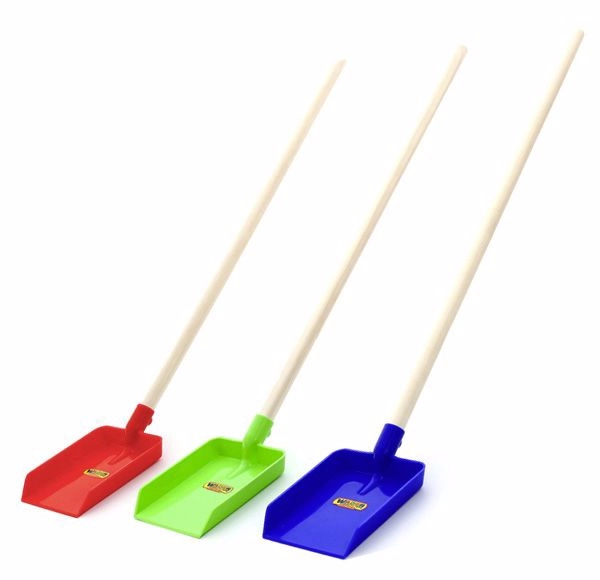 plastová lopata s dřevěnou rukojetí wader-polesie