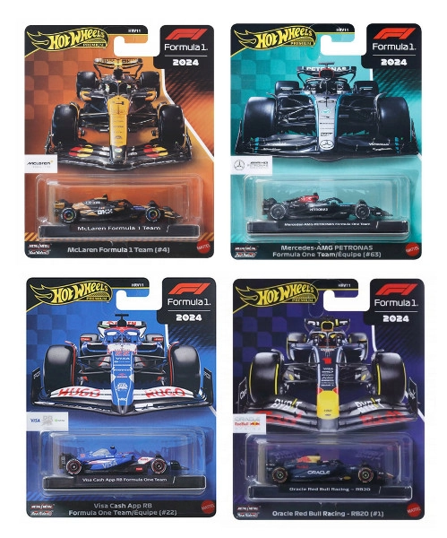 Hot Wheels Premium formule 1 – kovový sběratelský model
