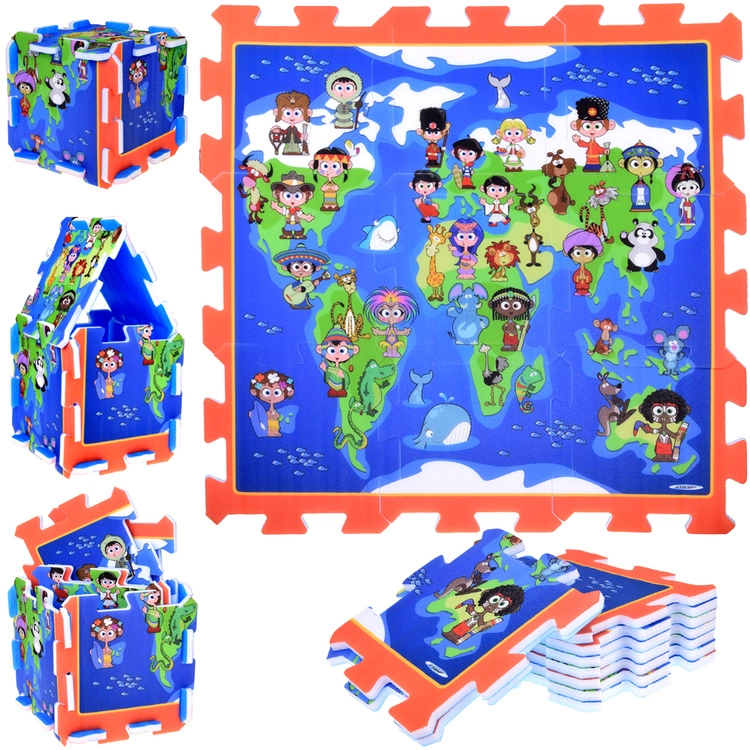 Piankové puzzle mapa světa