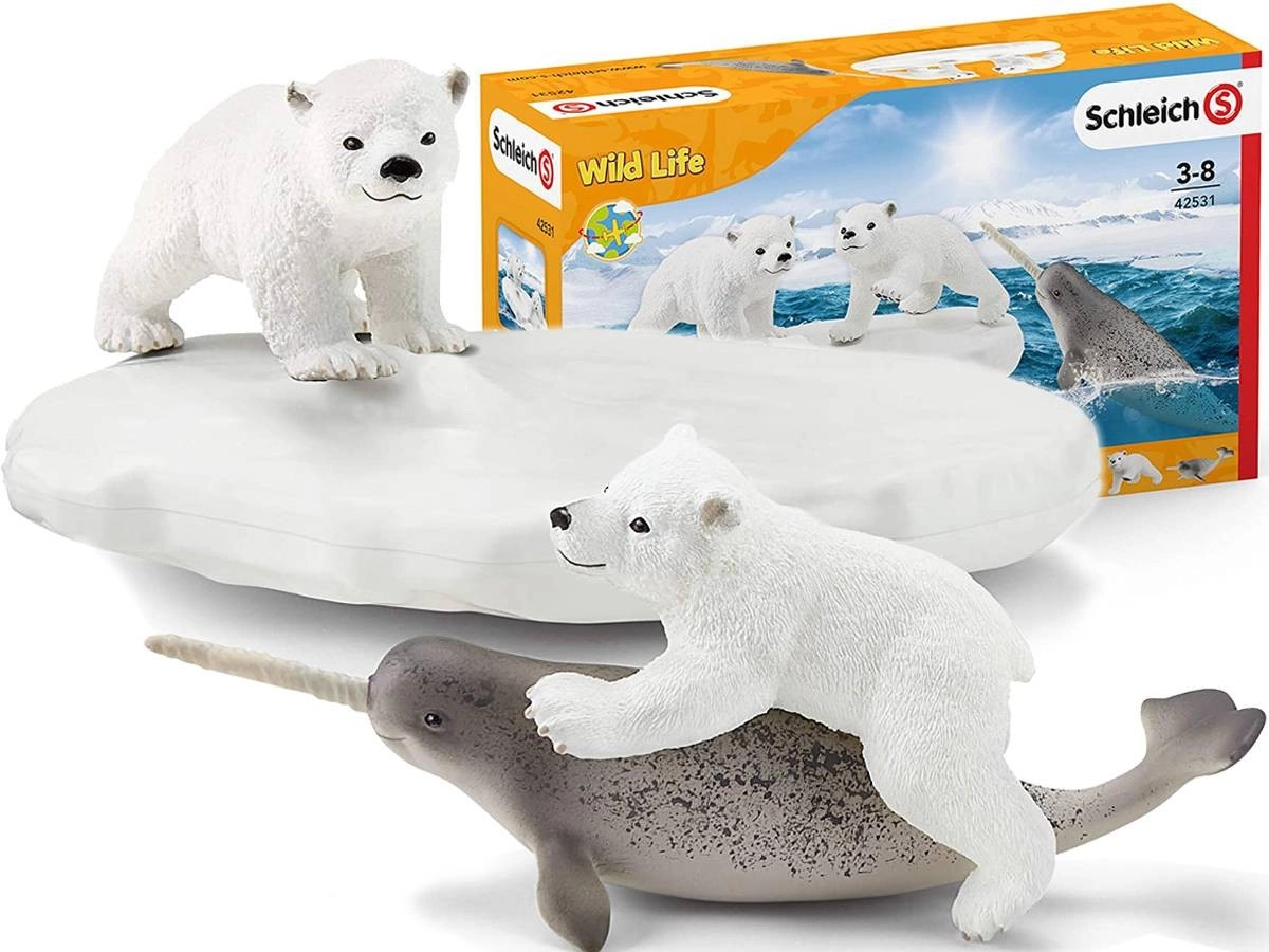 Schleich Lední medvědi a klouzačka