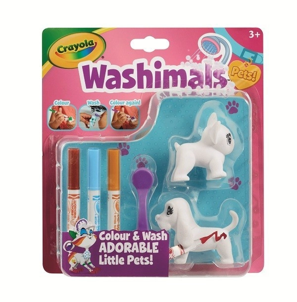 Crayola Washimals – omyvatelní pejsci v blistru