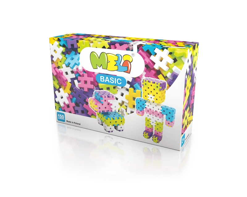 Stavebnice MELI Basic Pink 150 dílků