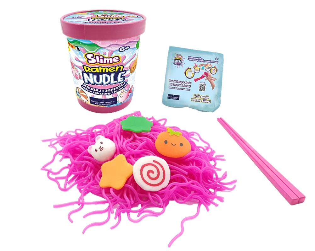 Slime ramen nudle – dýňové štěňátko kreativní sada