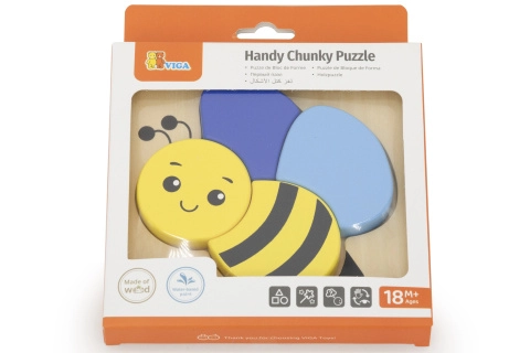 Dřevěné puzzle – vkládačka Včelka pro nejmenší