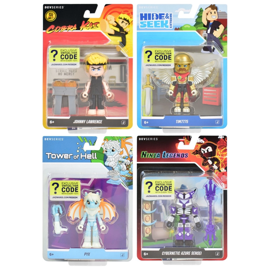 Figurka DEV SERIES Roblox – akční postava s doplňkem a kódem