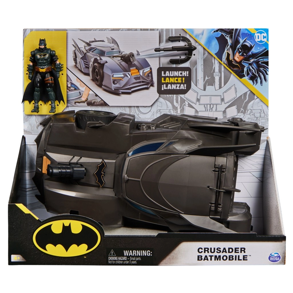 Dc comics batman figurka 10 cm s batmobilem a doplňky