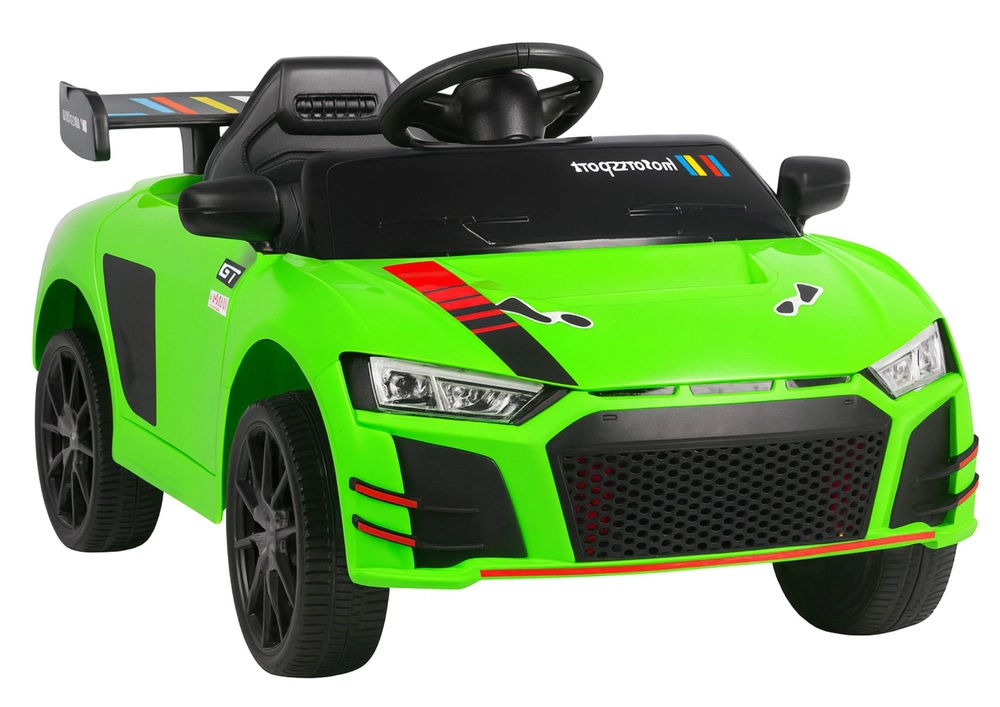 Dětské elektrické odrážedlo zelené