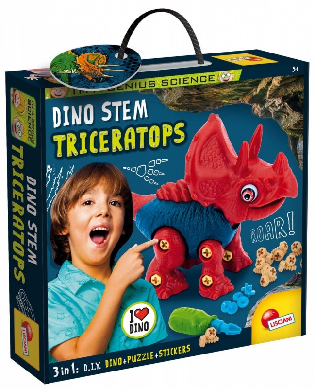 Konstrukční sada I'm A Genius Dino Steam - Triceratops