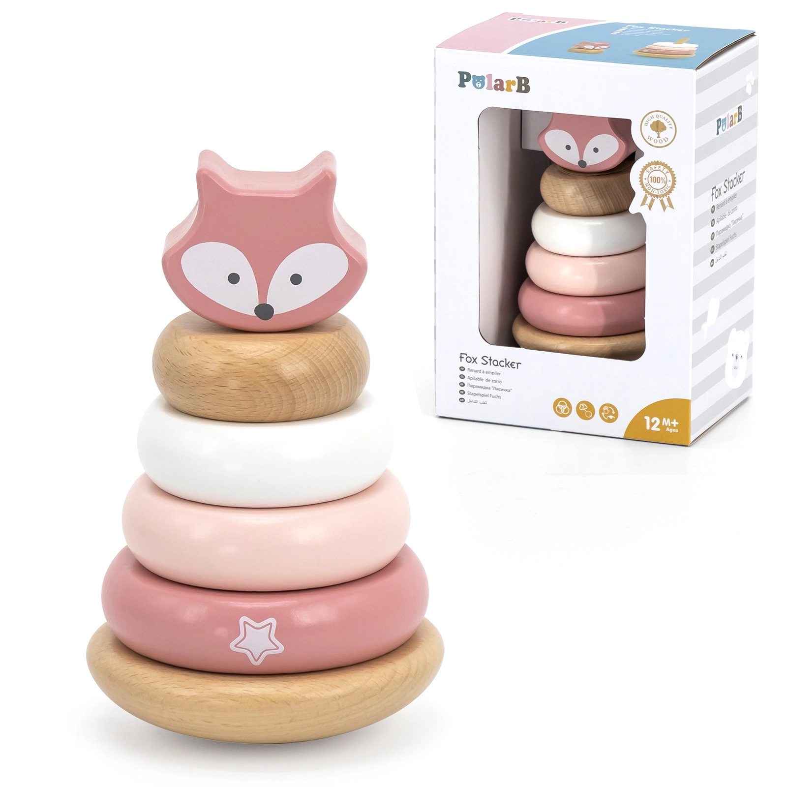 Viga skládací pyramida pro nejmenší Liška