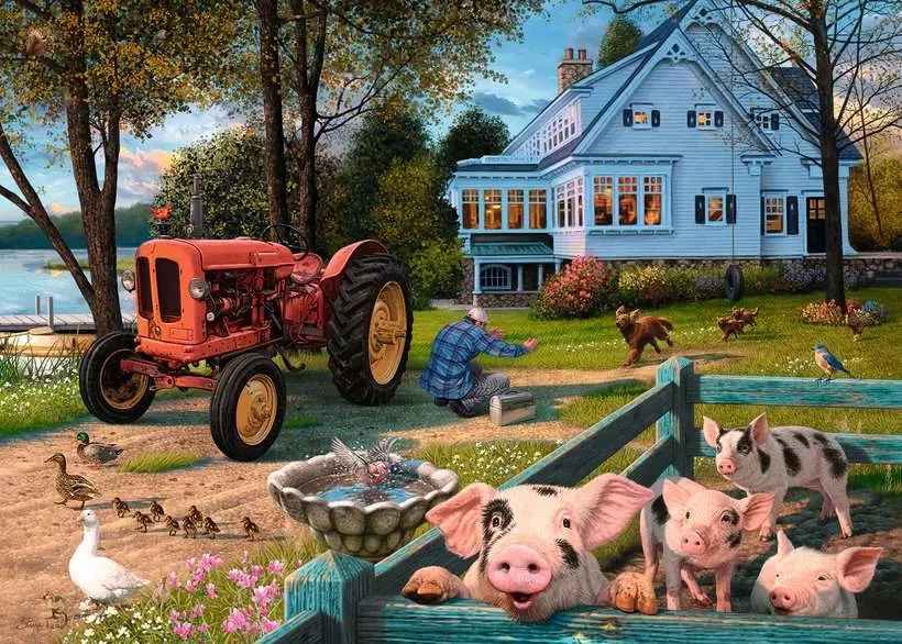 Levně Ravensburger puzzle život na venkově XXL 300 dílků