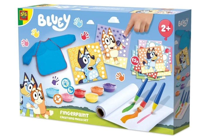 SES Creative Bluey mega sada na malování prsty