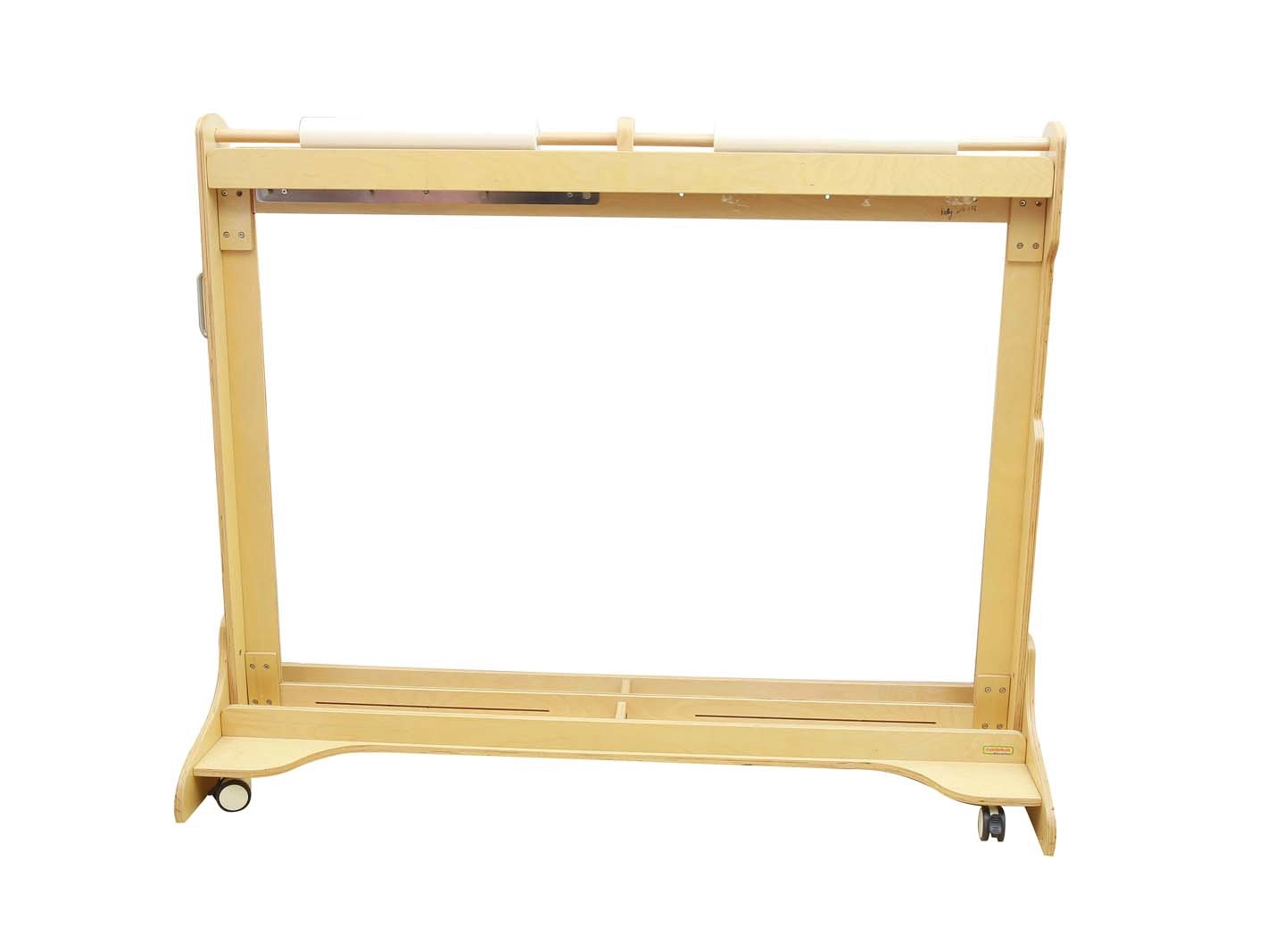 Dřevěná mobilní malířská tabule s akrylovým oknem MASTERKIDZ