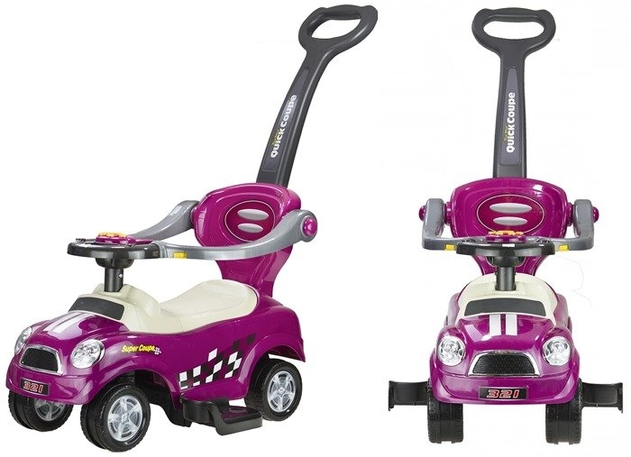 Bayo hrající Super Coupe fialové