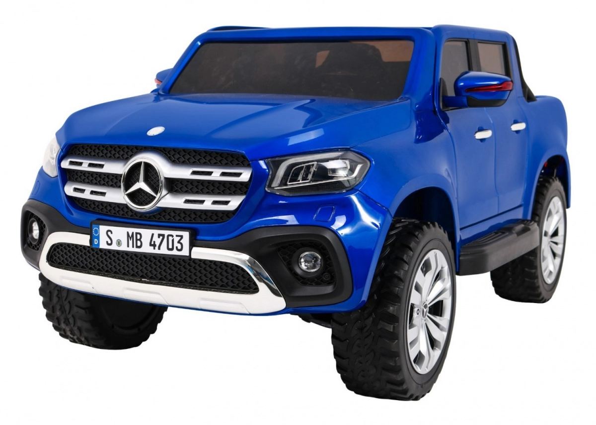 Levně Elektrické autíčko Mercedes-Benz X‑Class pickup pro děti – Modrá