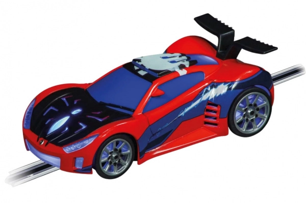 Auto pro autodráhu SPIDER-MAN Speed Shifter modré