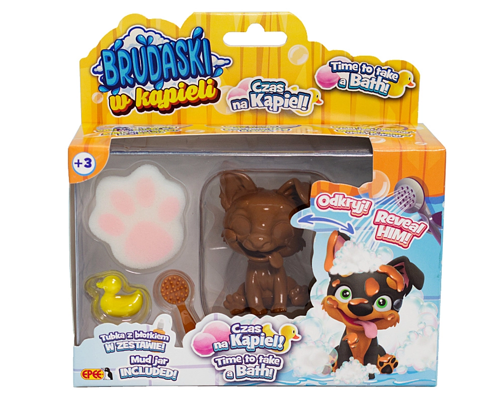 Brudaski v koupeli – corgi černobílý (bonusový set)