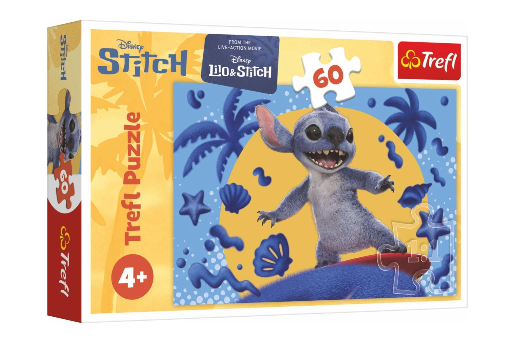 Puzzle Den se Stitchem 60 dílků