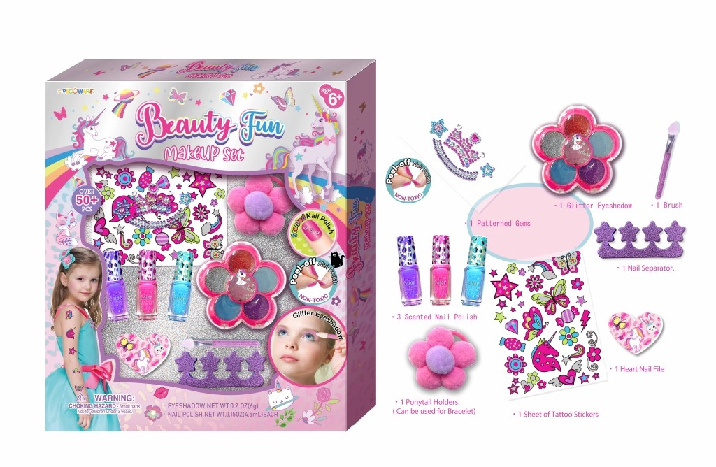 Alltoys Velká sada pro make up a nehty