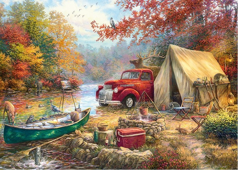 Puzzle Sdílej volnou přírodu 1000 dílků