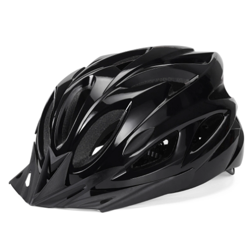 cyklistická helma race s lampou a regulací, černá