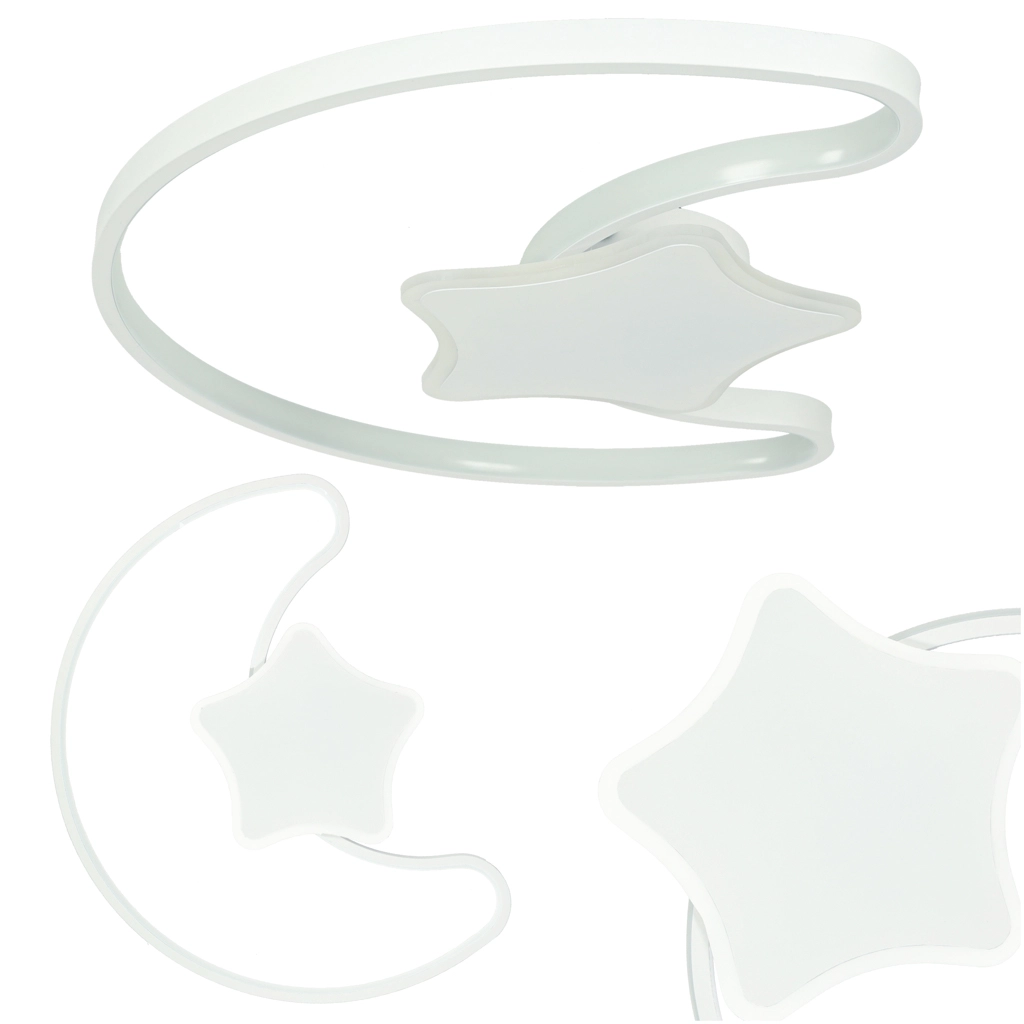 Stropní LED lampa pro dětský pokoj s dálkovým ovládáním